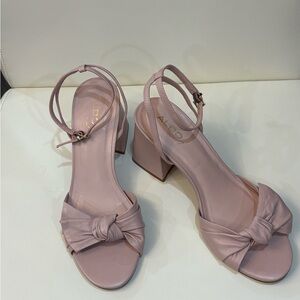 Aldo Women's Blush Heeled Sandals. Worn only once!